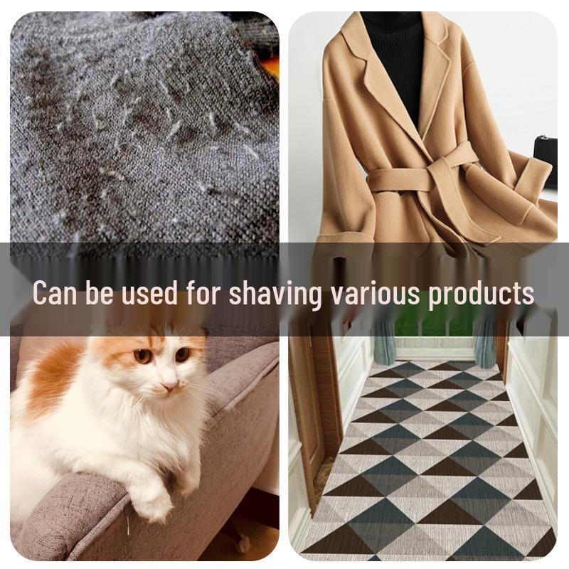 Dual-Sided Lint Remover: Manual Hair Removal & Pilling Scraper for Clothes and Wool, Coat Shaver, and Trimmer.