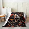 Stars Print Throw Blanket Cute Star Pattern Soft Breathable Fleece Blanket Watercolor Geometric Fuzzy Blanket for Sofa Bed Couch