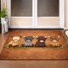 VIKAMA Cute Cartoon Cow Carpet Soft Doormat Welcome Mat Rug For Bedroom Carpet For Living Room Bathroom Mat Home Decor