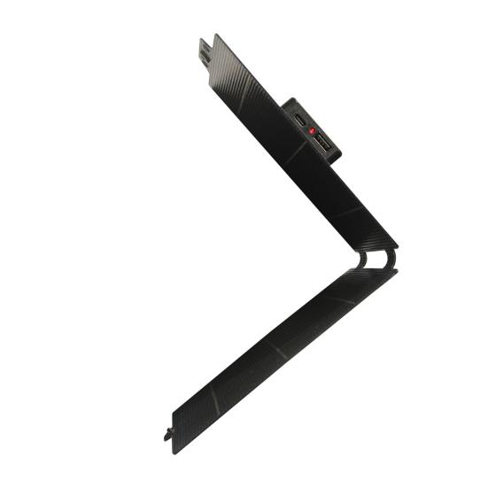 Solar Panel 10W High-Power Output Lightweight Portable Dual USB Type-C Interfaces ETFE Scratch-Proof Surface Solar Panel