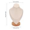 Holz Mittlerer Hals Mannequin Schmuckhalter Handgemachter Schmuck Fertigprodukt Ausstellung