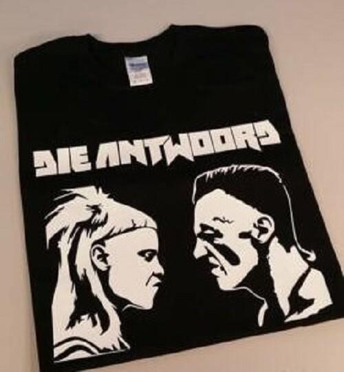 

DIE ANTWOORD Ninja Yolandi ZEF SIDE T shirt unisex tee Hip hop techno faces L