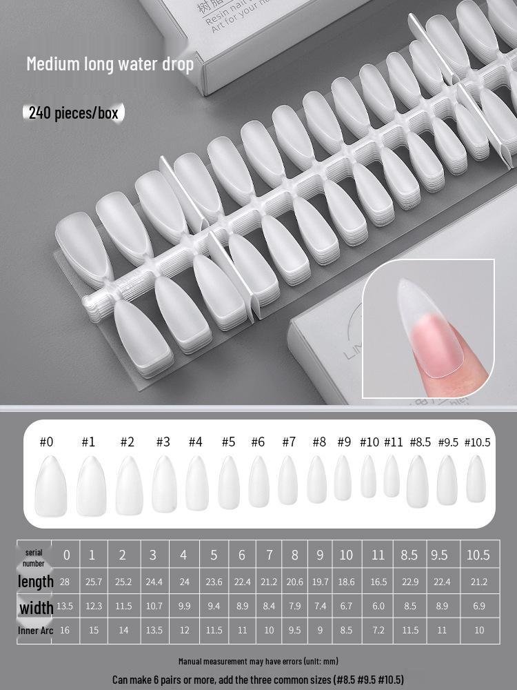 Ultra-Thin Seamless False Nails: Full & Half Cover No-Buff Nail Art Patches for Salons