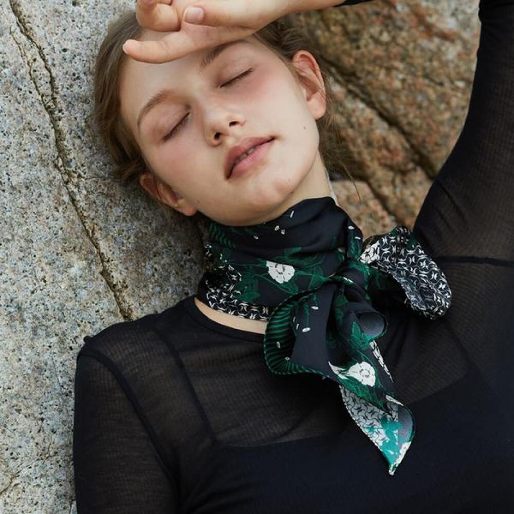Ana Maison Silk Long Petit Scarf Pml 1425