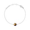 Audrey Series Round Pendant Thin Chain Design Bracelet Men and Women Same Style Couple Style Silver DW00401439