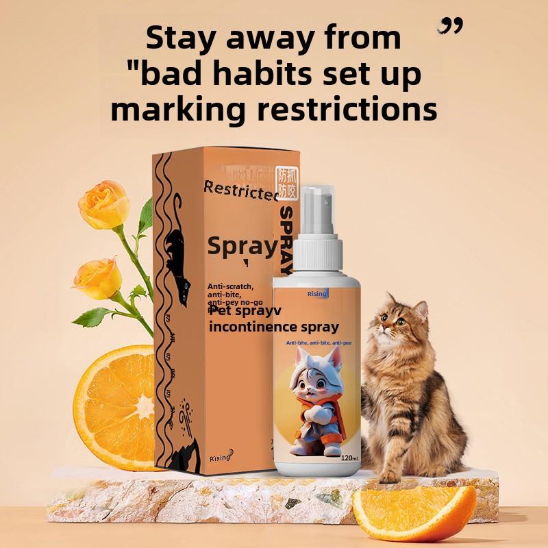 120ml No-Bite Pet Repellent Spray for Cats & Dogs