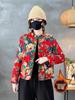 Women's Ethnic Style Cotton Linen Jacket with Frog Buttons - Retro Autumn/Winter
