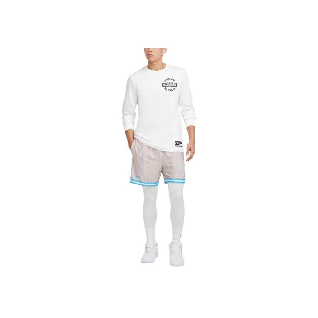 Nike Max90 LeBron Loose Fit Crew Neck Pullover Long Sleeve T-Shirt Men Tops White HF6191-100