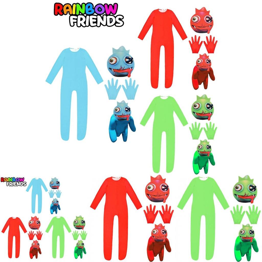 Roblox Rainbow Friends Cosplay Costume Jumpsuit Mask Suit For Kids Party Dress-up