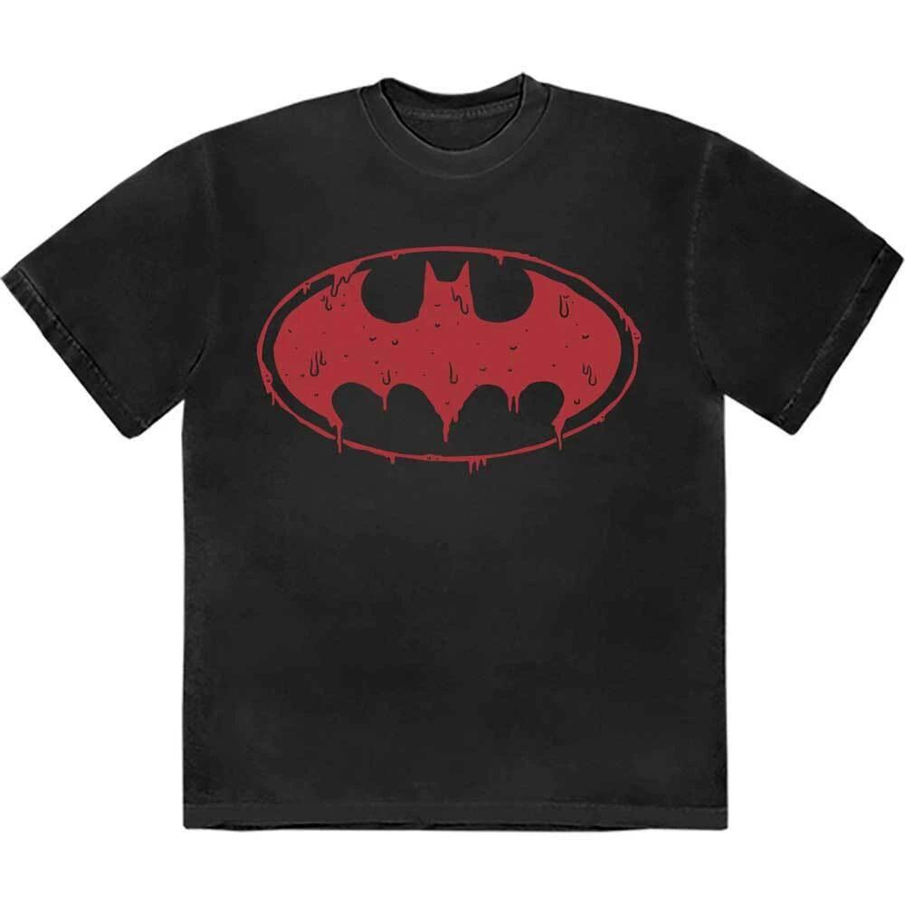 Dc Comics Unisex TShirt Batunisex Red Slime S
