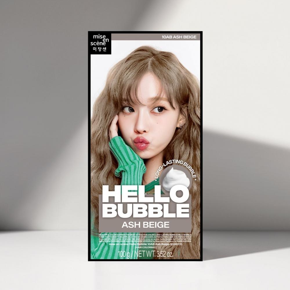 Mise En Sc Ne New Hello Bubble Ash Beige 100g 10ab
