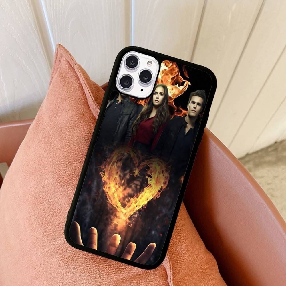 T-The V-Vampire Diaries Movie For iPhone 17 16 15 14 13 Pro 12 11 Pro Max Hard PC+TPU Phone Cases Back Cover