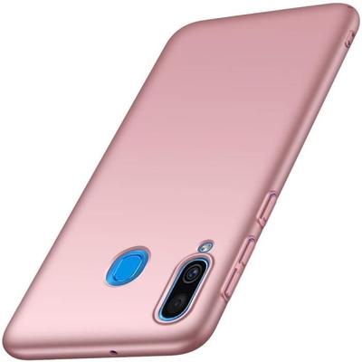 Etui Ochronne - PROSHOP - Samsung Galaxy A40 - Płynny Silikon - Różowe - Elastyczne