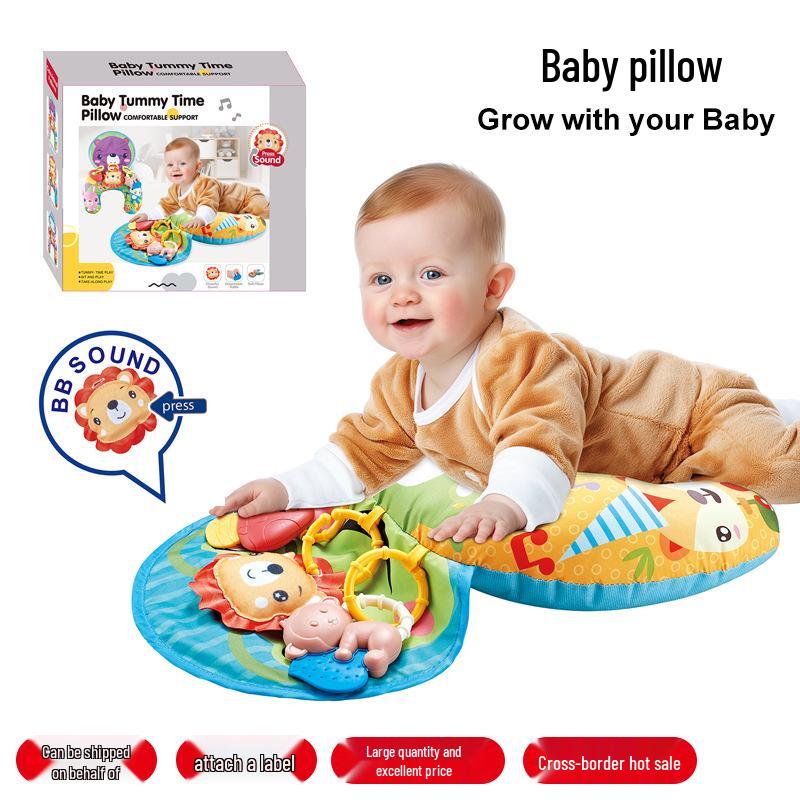 Cross-border Baby Tummy Time U-Shaped Pillow & Mat for Newborn Head Lifting Training