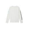 Nike Logo Print Casual Ribbed Crew Neck Comfortable Long Sleeve T-Shirt Men Tops White FV3487-121