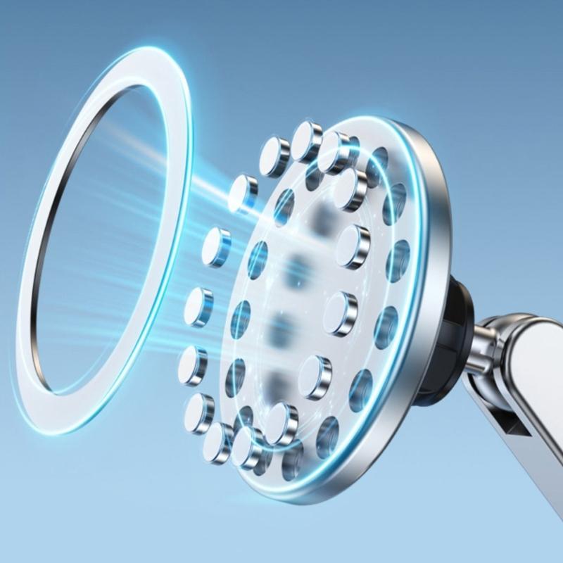 Magnetische Handy-Autohalterung, 17mm Kugelgelenk Universelle Handy-Autohalterung für Handy 12/13/14/15 Armaturenbrett Windschutzscheibe