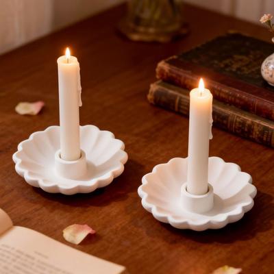 New Wave Bowl-Shaped Candle Holder Mold 3D Silicone Plaster Mold DIY Reusable Aromatherapy Candle Mold Wedding Decor