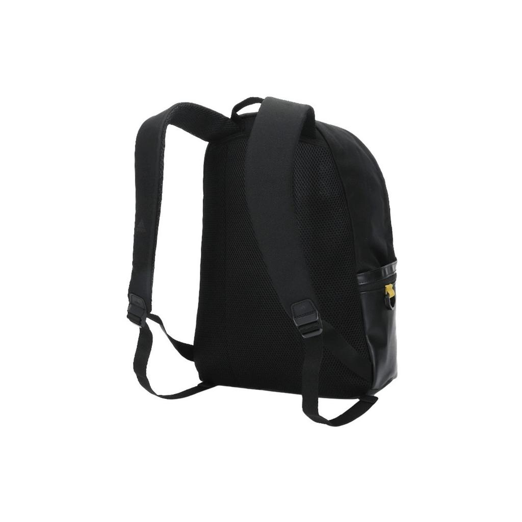 adidas Sports Travel Casual PU Leather Backpack Unisex Backpack Black H31352