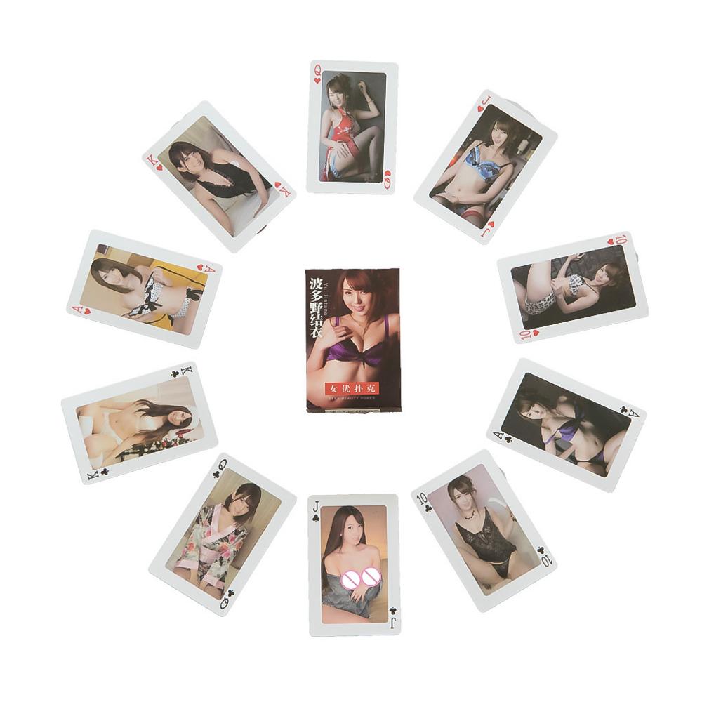 Av Poker for Adults Sex Toys for A Couple Erotic Love Sexy Posture Play Card Night Bar Texas Hold 'Em Playing Cards Board Game