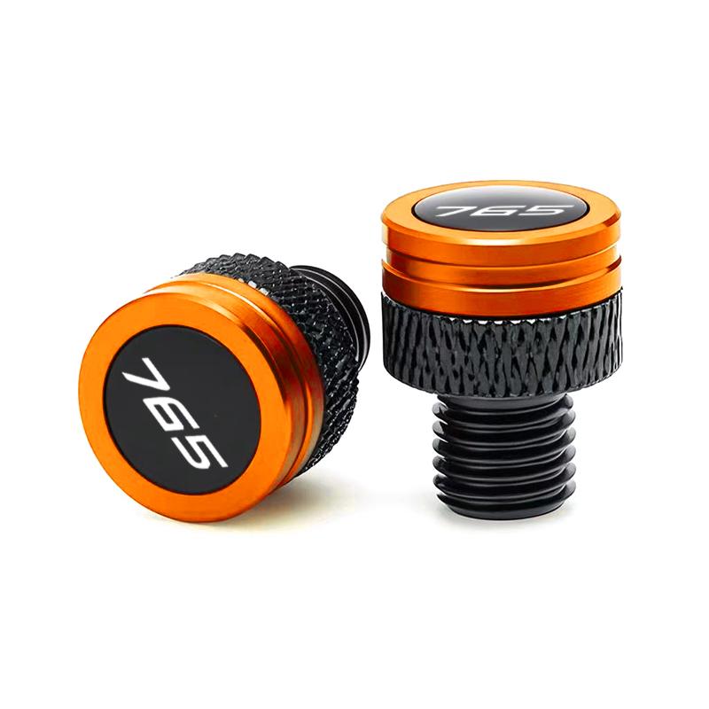 For Triumph Street Triple 765 RS /S/R 675 Trident 660 Tiger 900 GT 800 1200 CNC Motorcycle Mirror Hole Plug Screw Bolts Cover