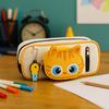 Cartoon 3D Cat Pen Bag Large Capacity Pen Box Stylish Accessory Pencil Case  Daily Use