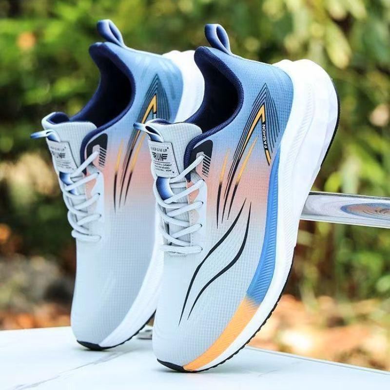 Running shoes men's new autumn breathable sports casual soft sole color matching men's wear-resistant shock-absorbing walking shoes