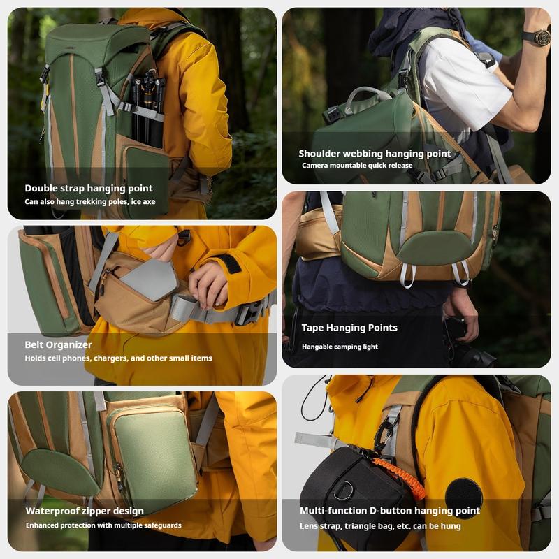 Professional DSLR Camera Bag Waterproof Photography Backpack Multi Functional Drone For Case Outdoor Travel Accessories