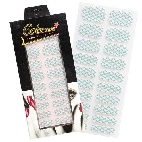 

Colorazzi Nail Sticker (Blue Diamond) Self Nail Art