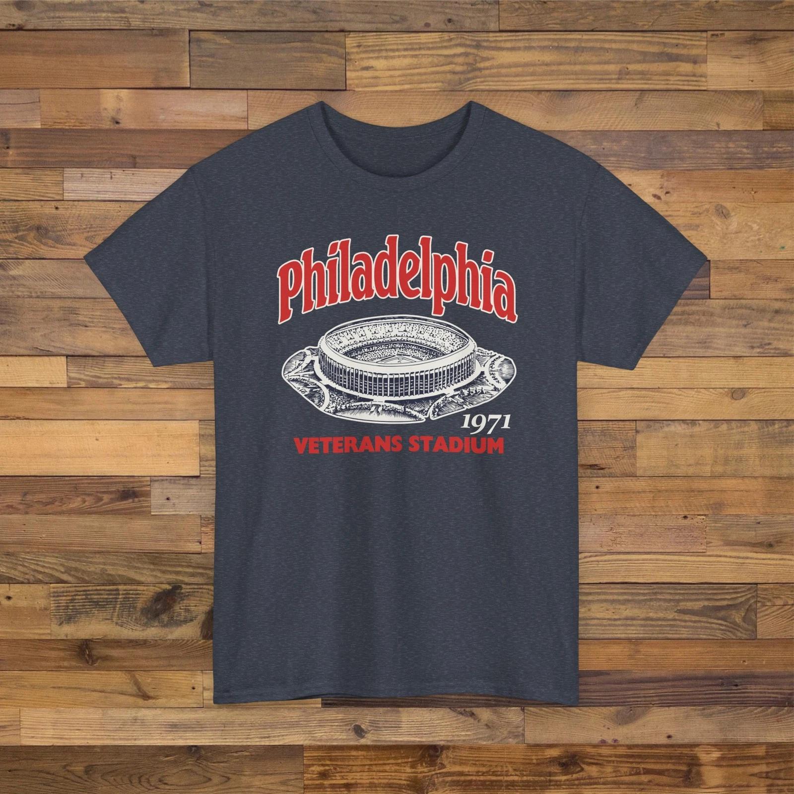 Veterans Stadium 1971 Ballpark T shirt - Philadelphia Phillies Baseball 2XL