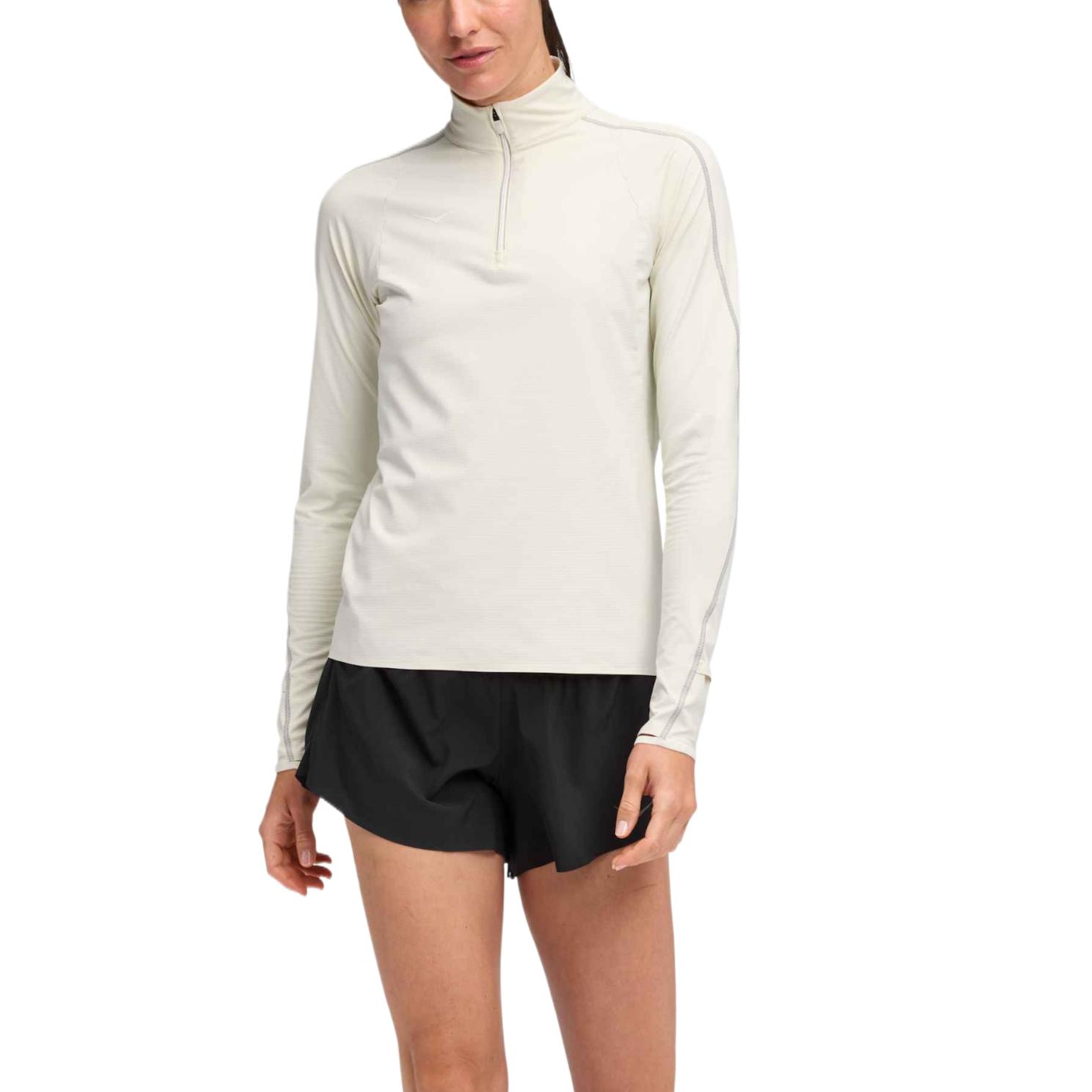 HOKA ONE ONE Solid Color Simple Comfortable Fashion Long Sleeve Regular T-Shirt Women tops 1164155-TLS L