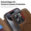For iPhone 15 Pro Max Case Compatible with MagSafe RFID Blocking Card Holder Leather Phone Cover