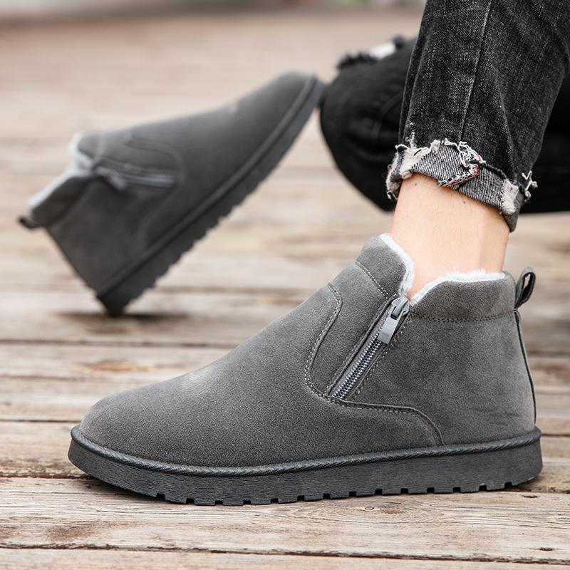 Mode Neue Damen-High-Top-Mode-Schneestiefel in Übergröße, dicke Sohlen plus Fleece, verdickte warme Baumwollschuhe, Liebhaber-Baumwollstiefel