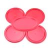 5Pcs Durable Mini Air Hockey Table Pucks 51Mm Puck Children Table Red