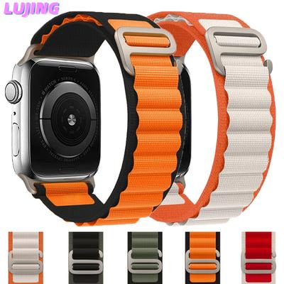 Alpine Loop Strap For Apple Watch Band 38mm 40mm 41mm 42mm 44mm 49mm Nylon Bracelet Belt Iwatch 5 SE 6 7 8 9 Ultra2 Correas Apple Watch
