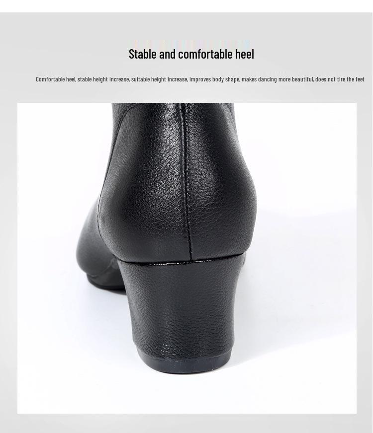 Women's Soft Sole High-Top Latin Ballroom Dance Boots