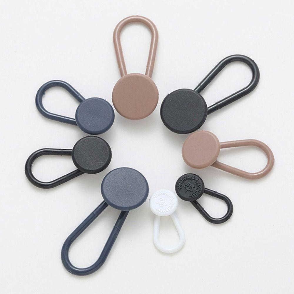 10PCS Sewing Accessories Jeans Retractable Button Adjustable Jeans Waist Button  Unisex