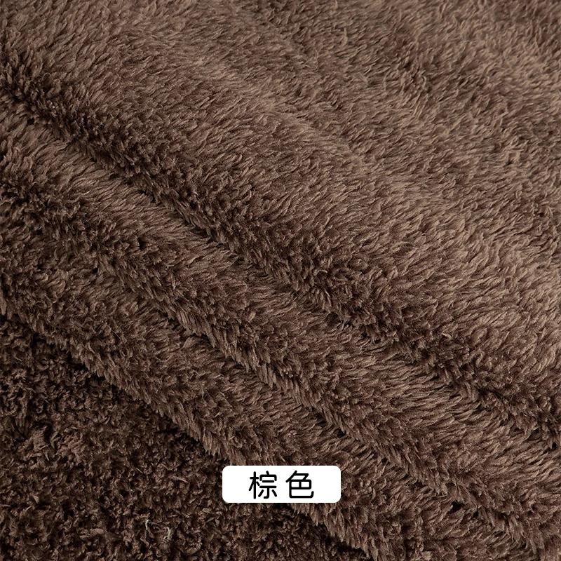 0.5/1 Yard Thickened Double Sided Flannel Fabric For Plush Toys, Outerwear Lining Hoodies Pet Nest Scarves Handmade DIY Fabrics