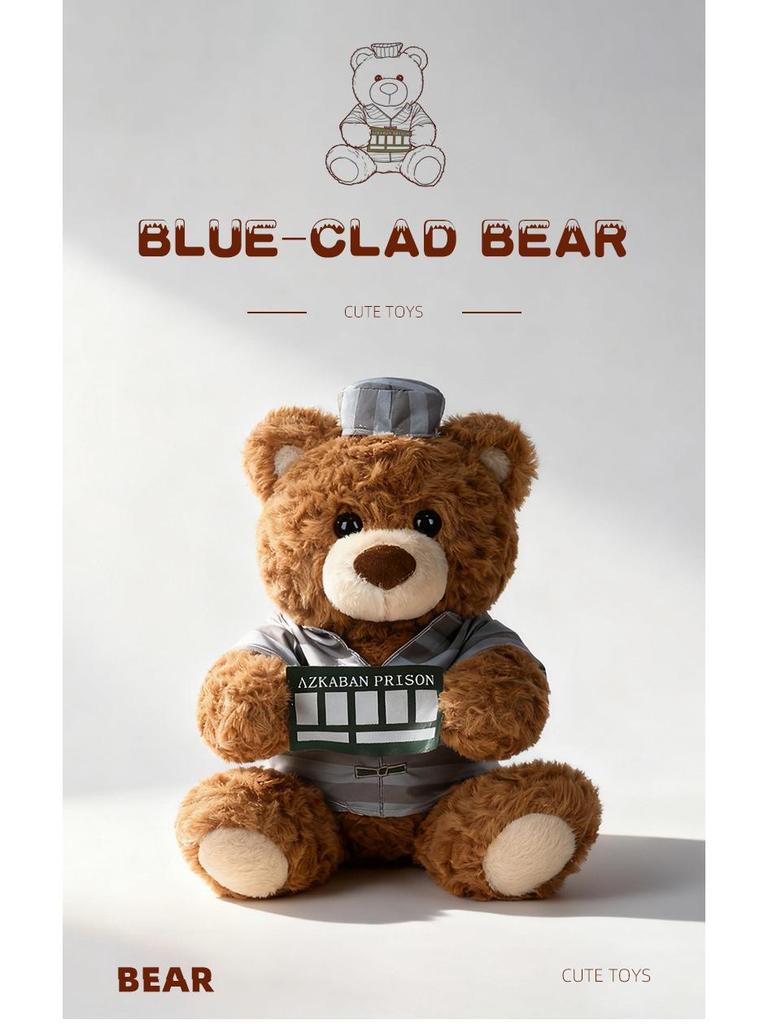 Adorable Plush Teddy Bear Doll - Comforting Gift for Girls