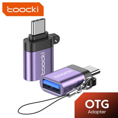 Toocki OTG USB 3.0 Adaptador Tipo C Macho Para USB Fêmea Micro Para Tipo C Conversor para Macbook Pro Samsung Xiaomi Adaptador USB OTG