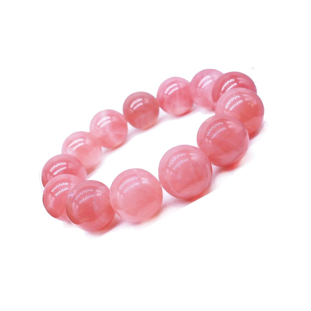 Rose Quartz Natural Red Carefully Guardian Stone for Love and Good Includes Beading Wire and Perfect for Christmas or New Gifts Quartz [TANAKA YA]
