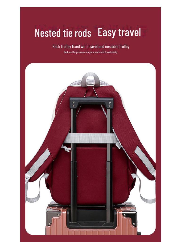 Korean Women's Waterproof Large Capacity College Style Backpack