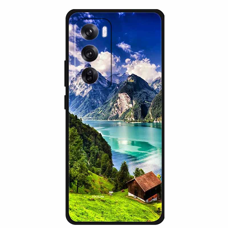 Funda For OPPO Reno 12 / Reno12 Pro Global Case Fashion Printed Soft Silicone Back Cover For Reno12 Pro Cat Phone Case Reno12 5G