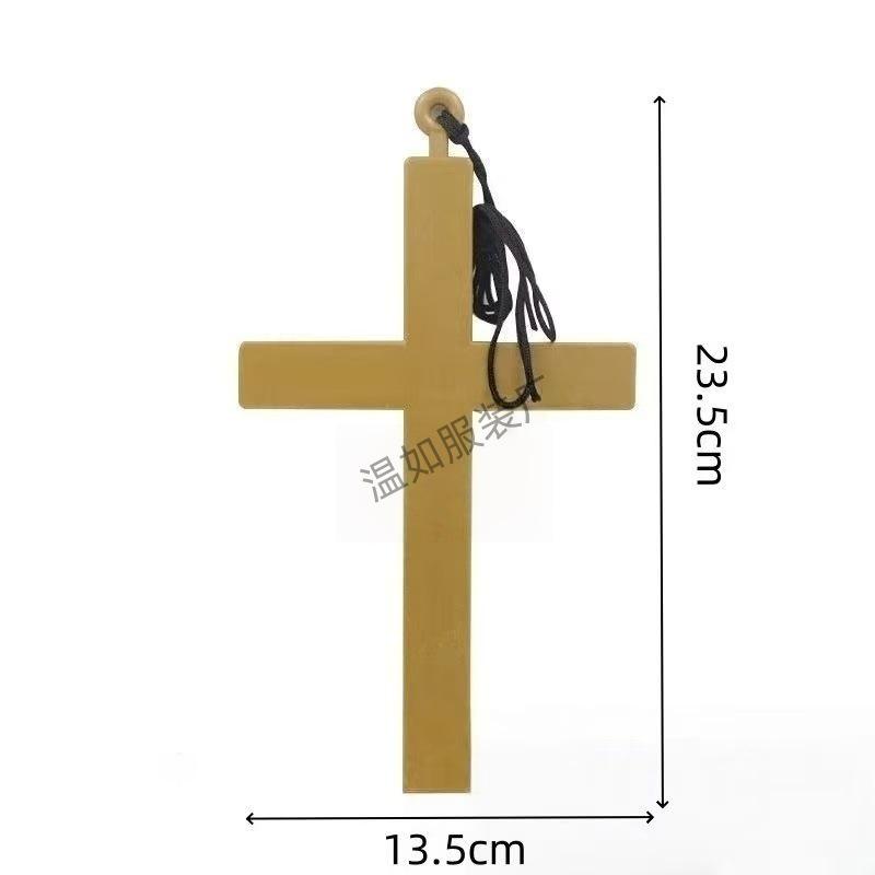 Halloween Cross Makeup Costume for Cosplay Priest or Nun