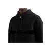 Emporio Armani Velvet Eagle Logo Cotton Stretch Fitted Long Sleeve Hoodie Men Hoodies Black EM001065-AF10013-UC001