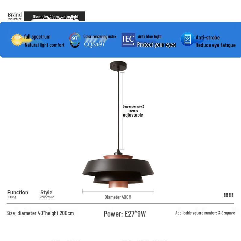 Nordic Designer Chandelier - Danish Dining & Cafe Lamp