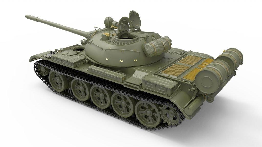 Miniart Sovětský střední tank Plastikový model MA37027 1/35 T-55