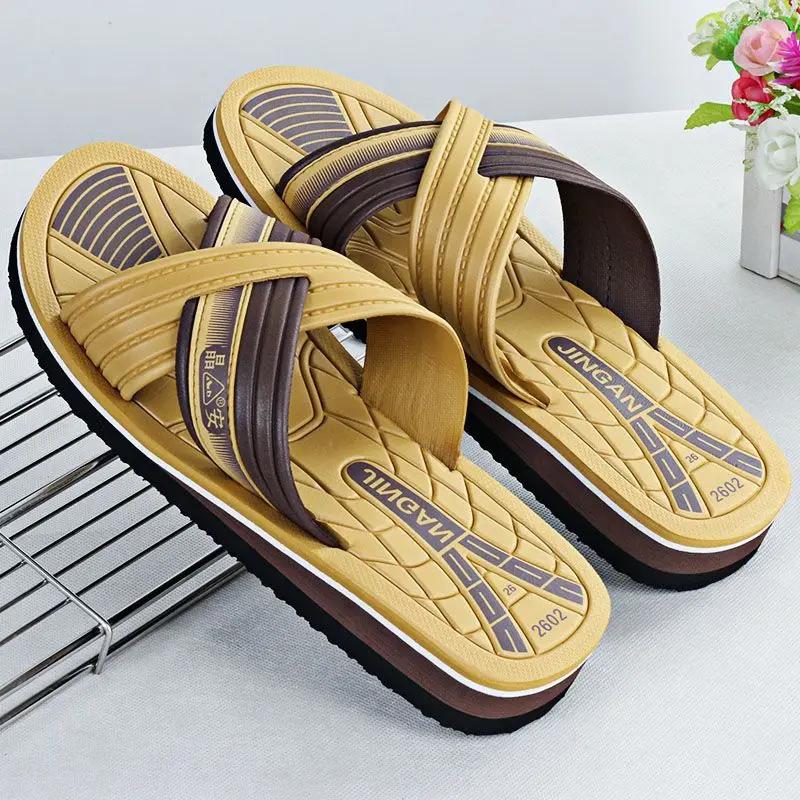 Fashion Eva Slides Beach House Indoor Male Slipper Walk Around Home Cheap Shoes 2025 New In Mascullino Comfortable Men's Shoe Original