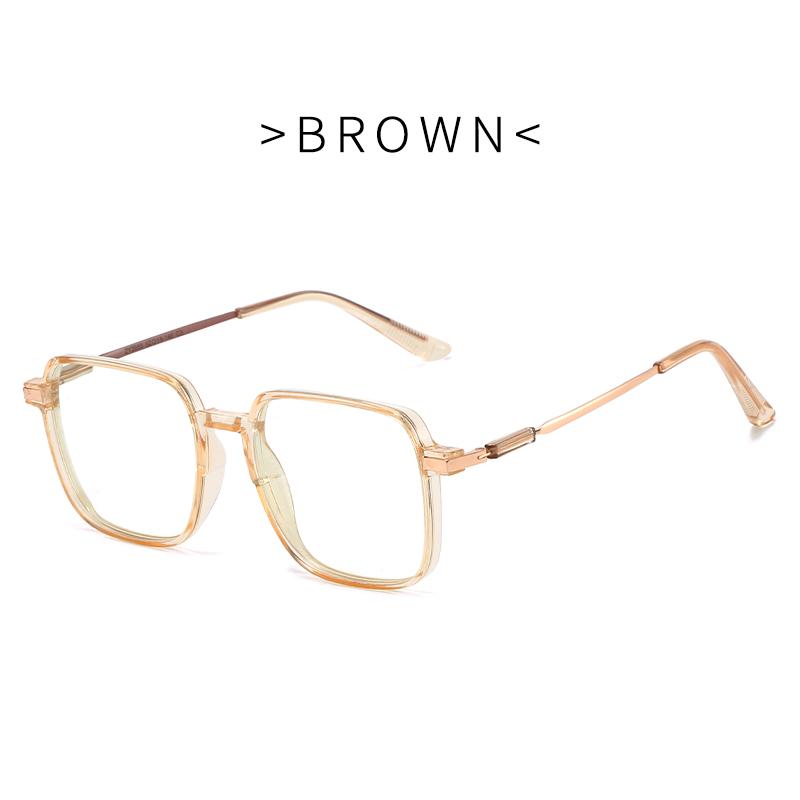 Anti-Blue Light Glasses Square Metal Eyewear Women High Quality Luxury Eyeglasses Blue Light Blocking Man Lady Computer Eyeglas