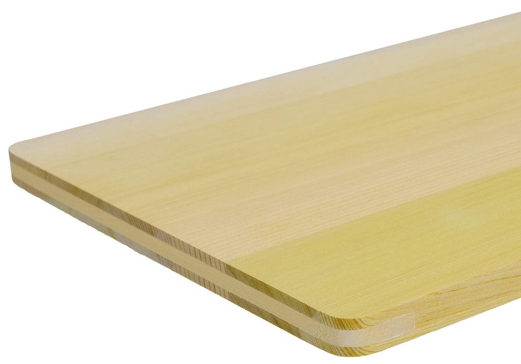 Umezawa Wooden Cutting Board, Aomori Hiba Wood, 36 X 21 X 1.5 Cm, Made In Japan, 118