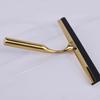 Squeegee for Windows, Water Vapor, Mirror Cabins with a Handle, Metal, Gold Hook